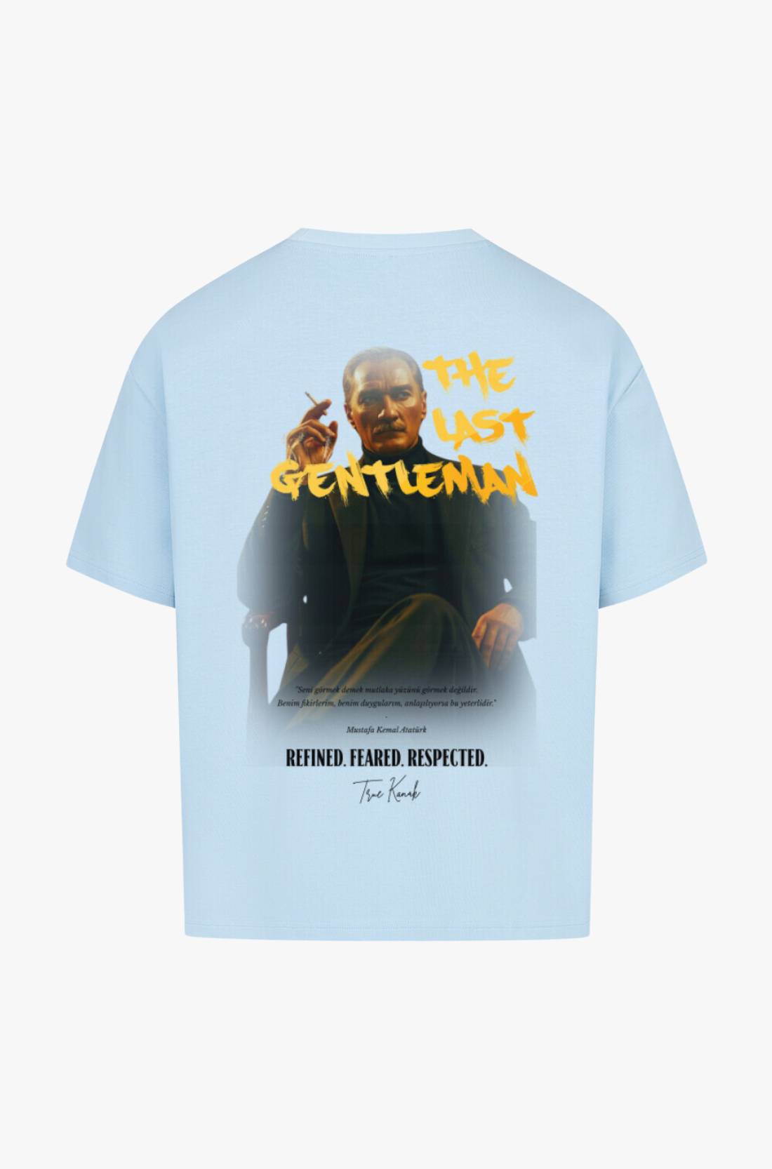 LAST GENTLEMAN (Weiss) - OVERSIZED SHIRT