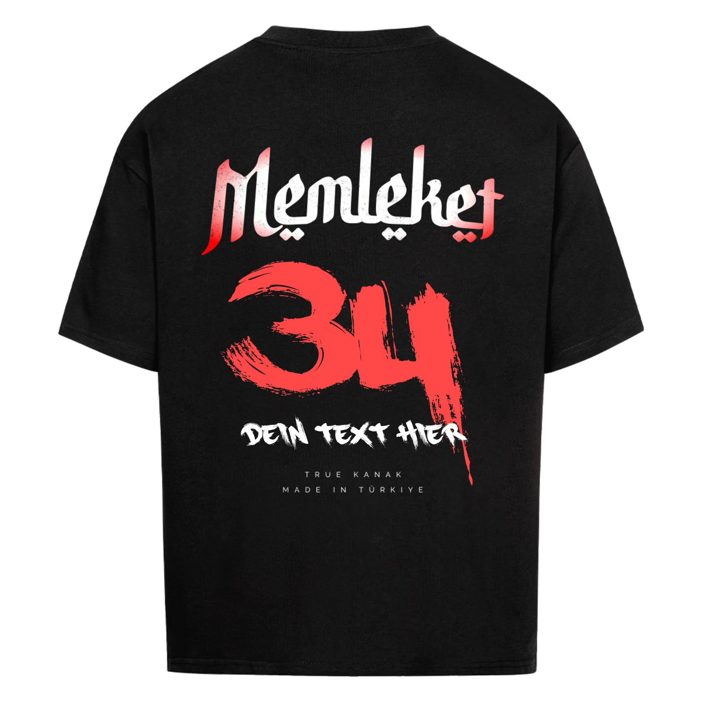 MEMLEKET - OVERSIZED SHIRT (Personalisierbar)