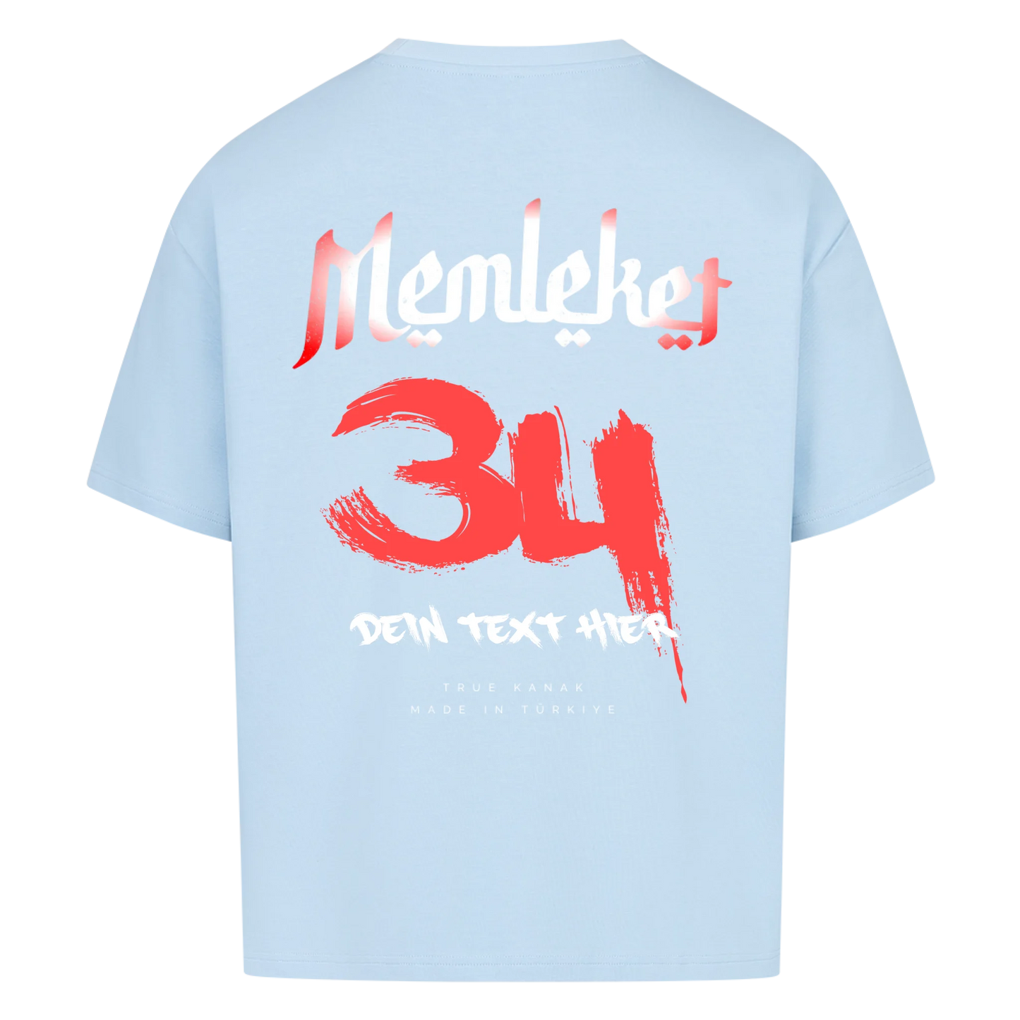 MEMLEKET - OVERSIZED SHIRT (Personalisierbar)