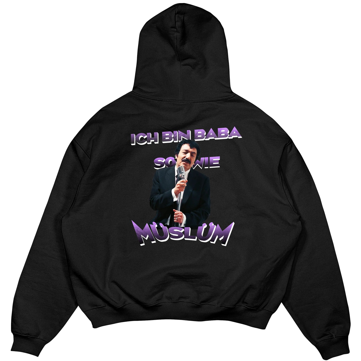 ICH BIN BABA SO WIE MÜSLÜM - OVERSIZED HOODIE MarketPrint