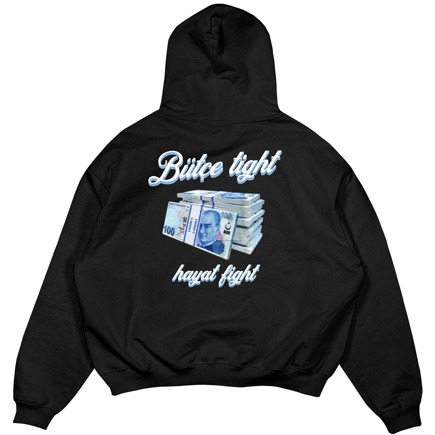 BÜTCE TIGHT HAYAT FIGHT - OVERSIZED HOODIE MarketPrint