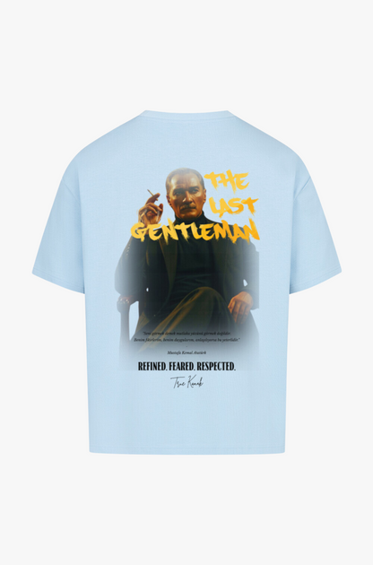 LAST GENTLEMAN (Weiss) - OVERSIZED SHIRT