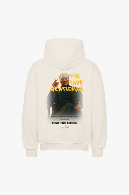 LAST GENTLEMAN (Weiss) - OVERSIZED HOODIE