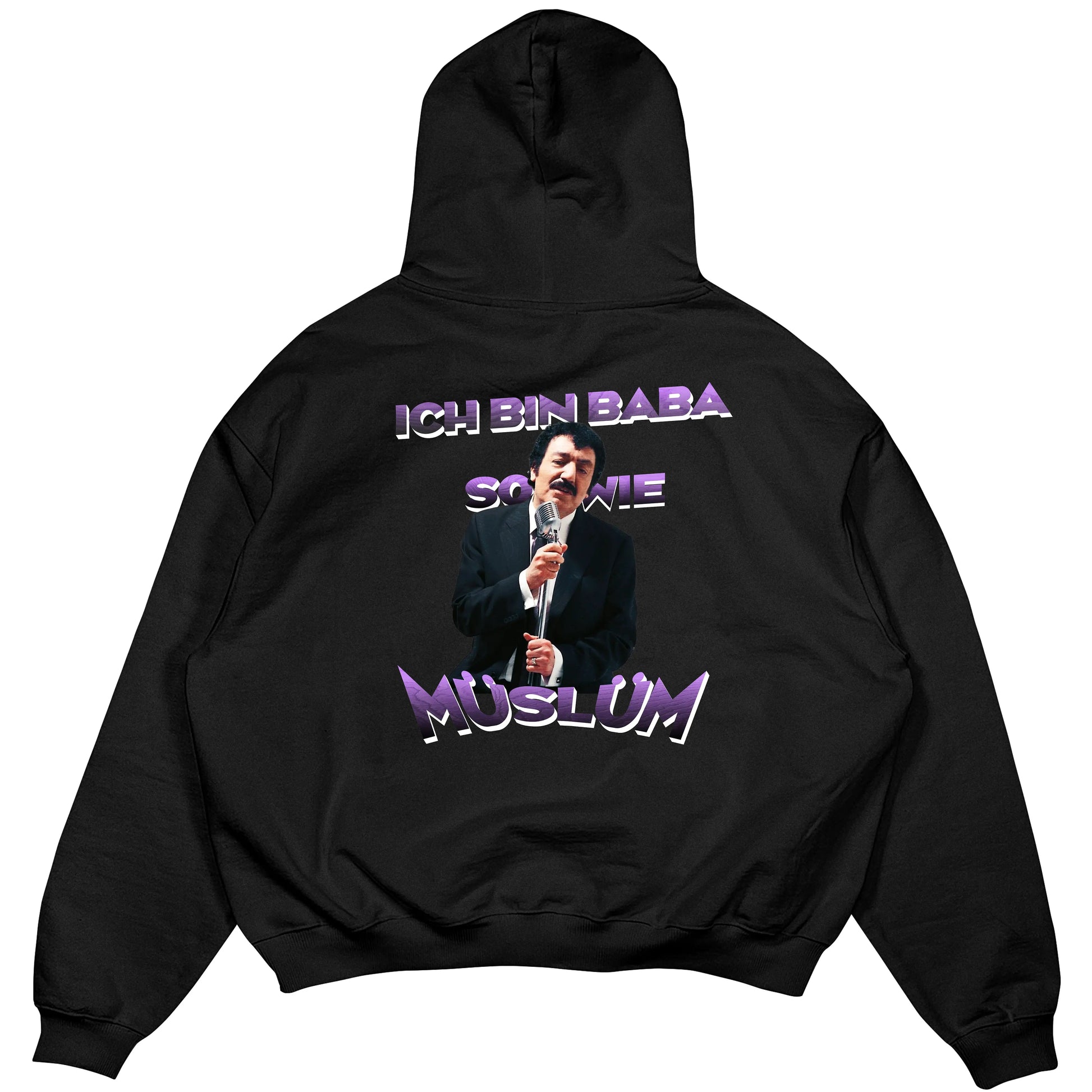 ICH BIN BABA SO WIE MÜSLÜM - OVERSIZED HOODIE MarketPrint